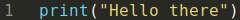 Python script screenshot